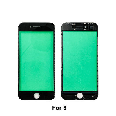 Iphone 8 8plus Glass Plus Oca Frame Écran LCD avant Remplacement du couvercle extérieur